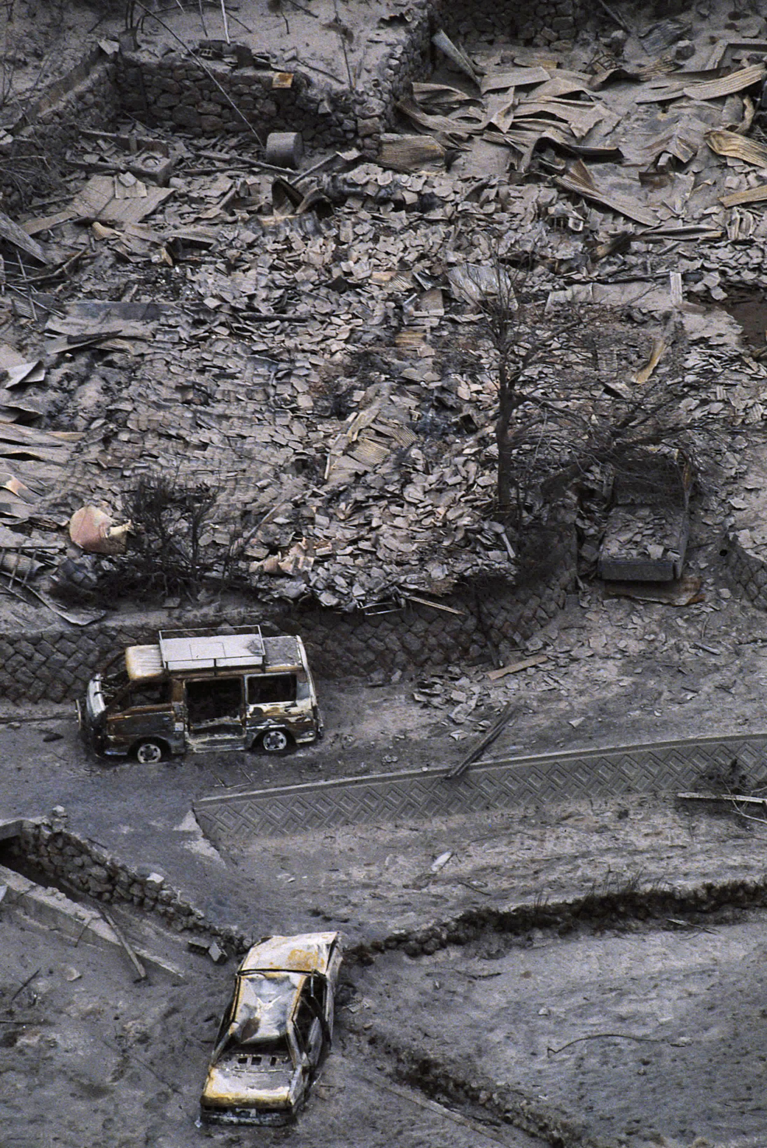 雲仙 普賢岳 噴火 遺体