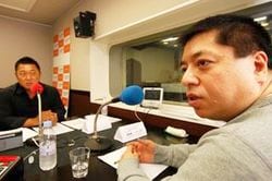 「マット安川のずばり勝負」ゲスト：佐藤優／前田せいめい撮影