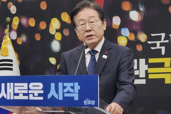 次期大統領候補と目される韓国最大野党「共に民主党」の李在明代表