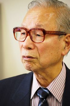 武村正義氏／前田せいめい撮影