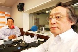 「マット安川のずばり勝負」ゲスト：小林節／前田せいめい撮影