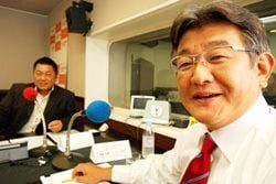 「マット安川のずばり勝負」ゲスト:武田良太/前田せいめい撮影